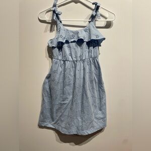 Cat & Jack Girls Tulle Dress Blue Size M(8) Pockets New Without Tags